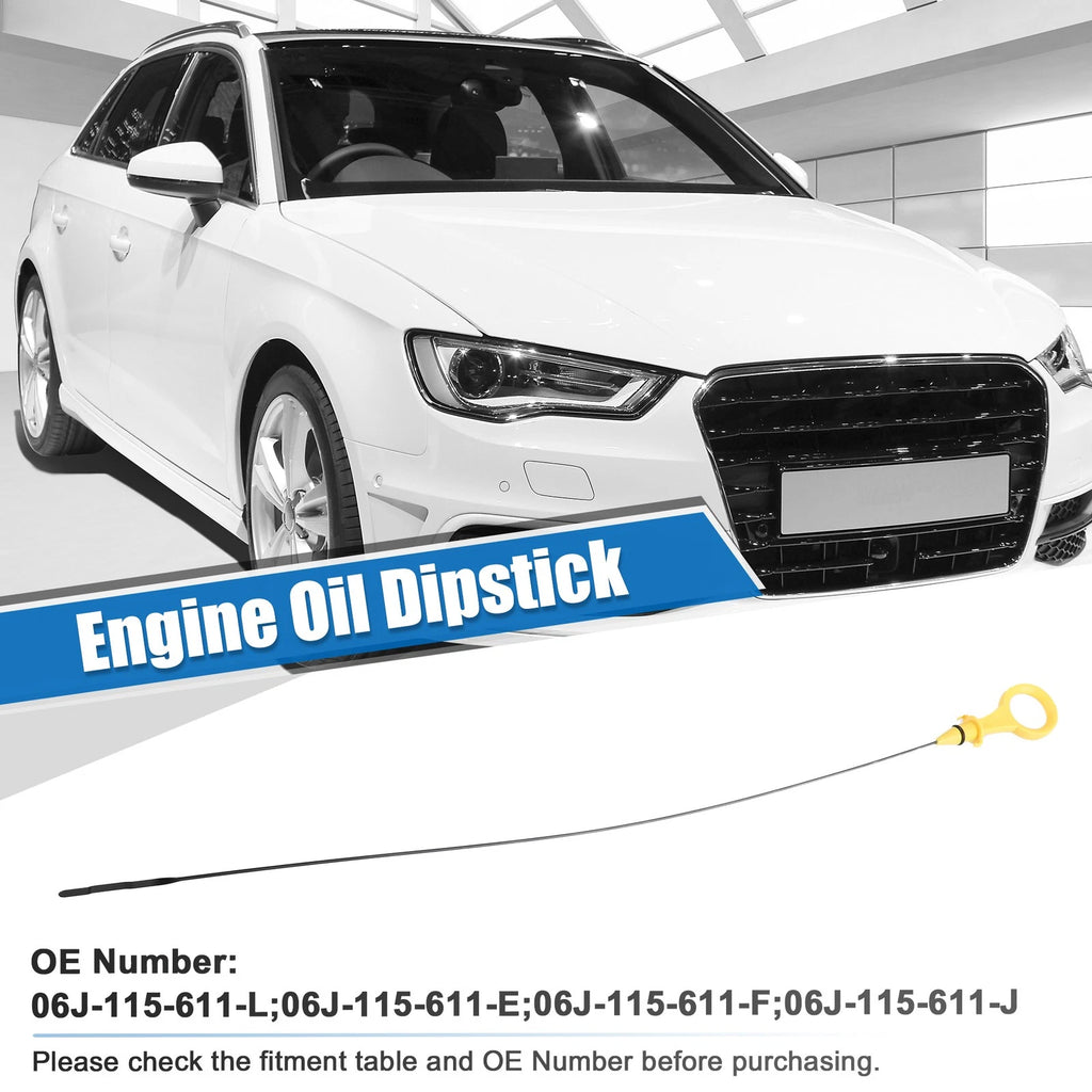 Engine Oil Level Indicator Dipstick for Audi Q3 (2015–2018) 06J115611F 06J115611E