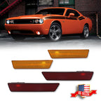 Set of 4 OE-Style Front & Rear Side Marker Lights for Dodge Challenger (2008–2014)