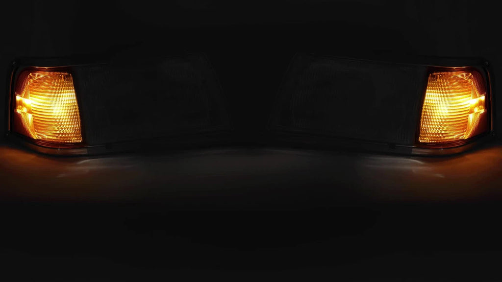 Pair Headlights with Adjusters for Peterbilt 375 385