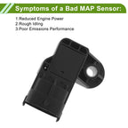MAP Sensor No.F01R00E008 for Honda Jazz II (2002–2008)