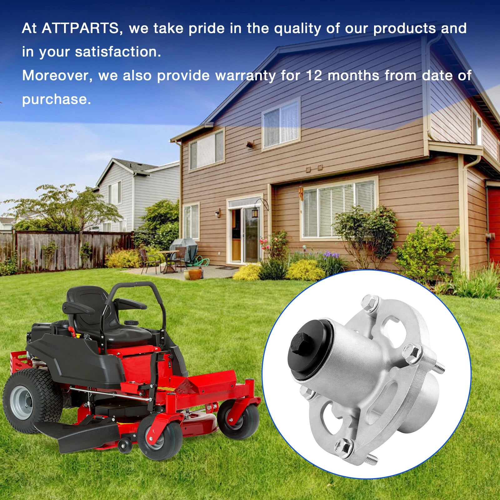 Deck Spindle for Snapper Zero Turn Mowers (42" 46" 52")