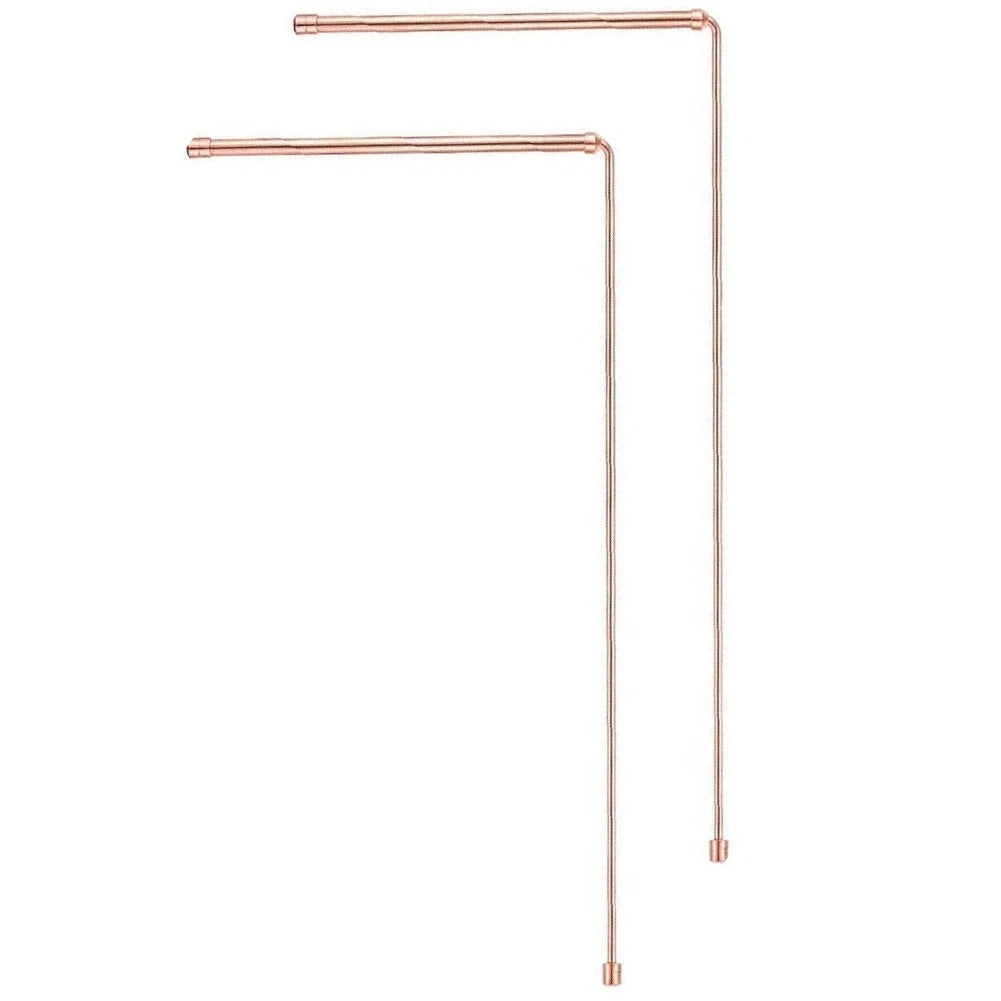 Copper detection rods for outdoor adventures and treasure finds