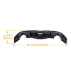 Carbon Look Rear Bumper Lip Valance Diffuser for Nissan 370Z Coupe (2009–2020)