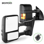 Pair of Towing Mirrors for Ford F250 Super Duty (2003–2007) - Power Heated Signal