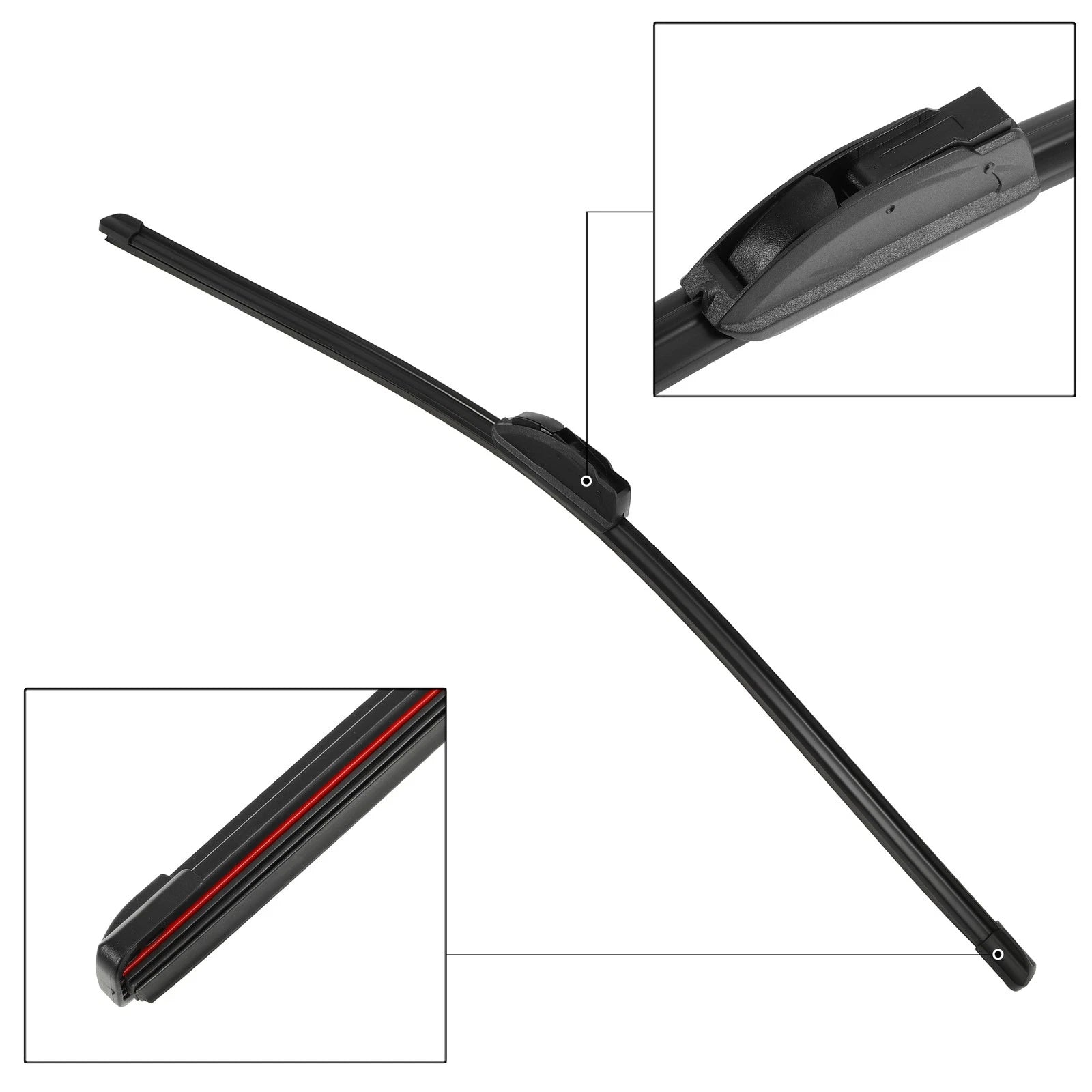 Set of 3 Windshield Wiper Blades for Nissan Pathfinder (26'' 17'' 12'')