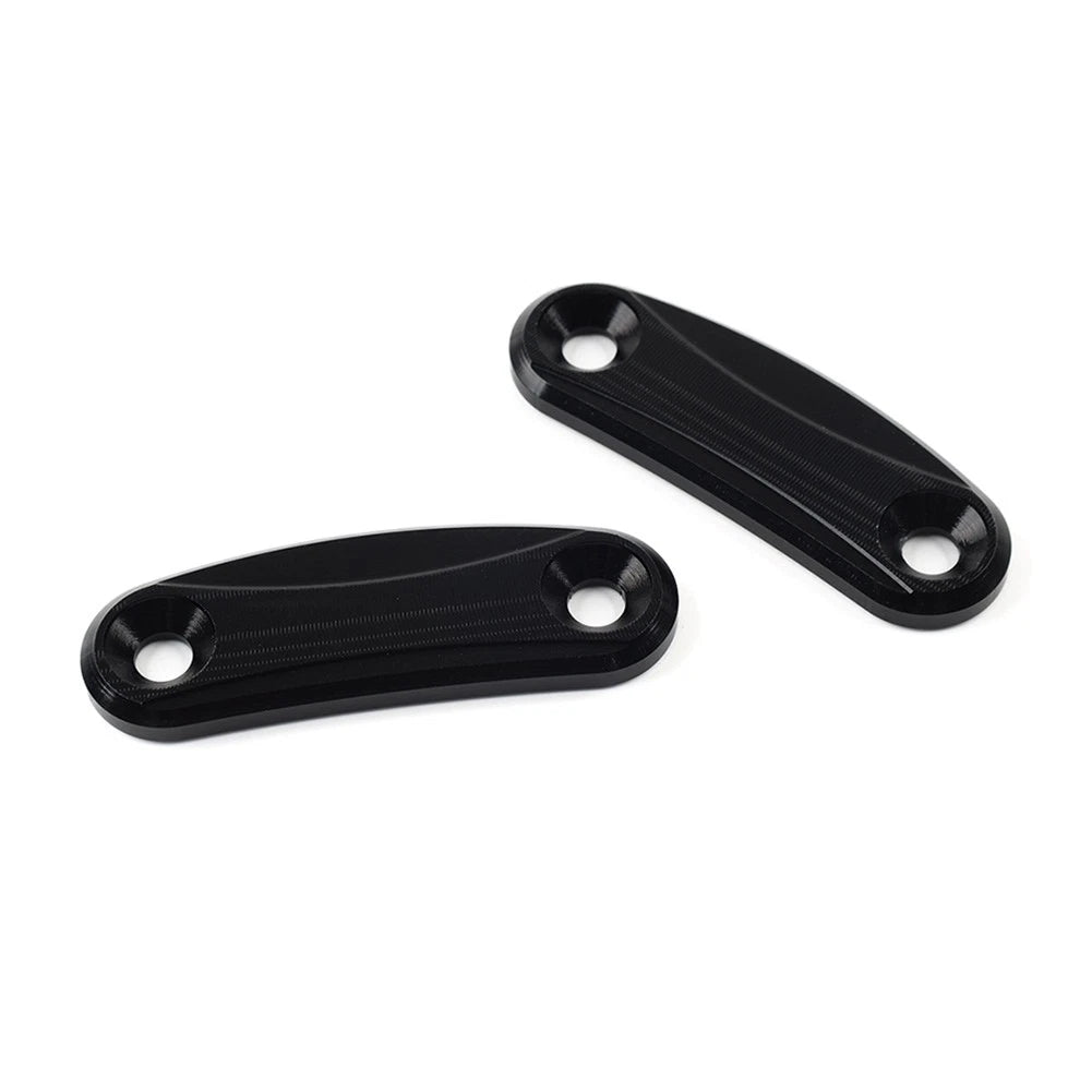 Rearview Mirror Block Off Base Plates for Kawasaki ZX-10R (2011–2015) Black