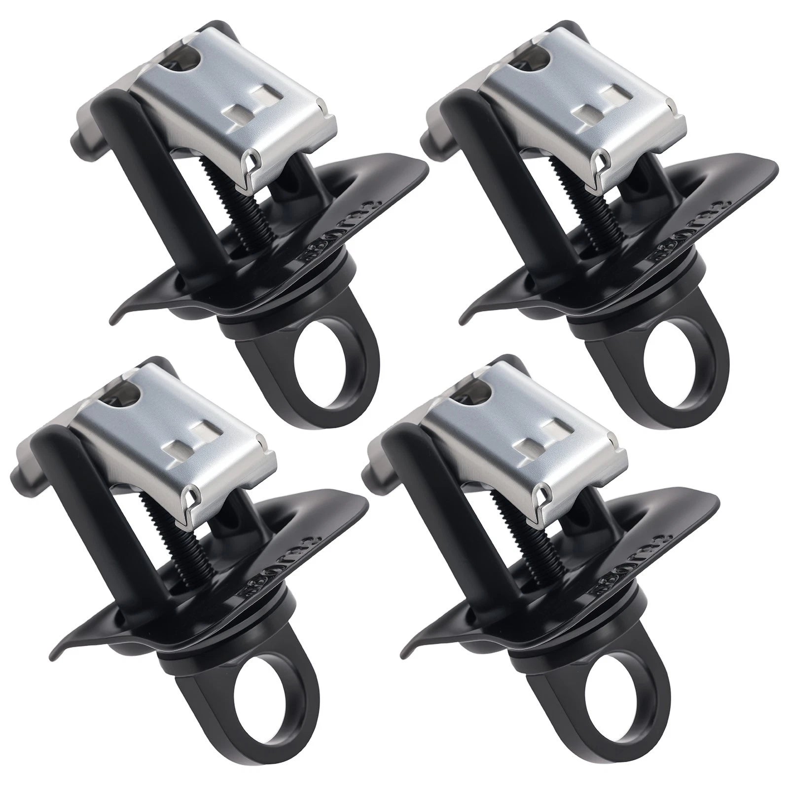 Set of 4 Cargo Anchors for Silverado 2500 HD (2015–2023) 22987602 Black