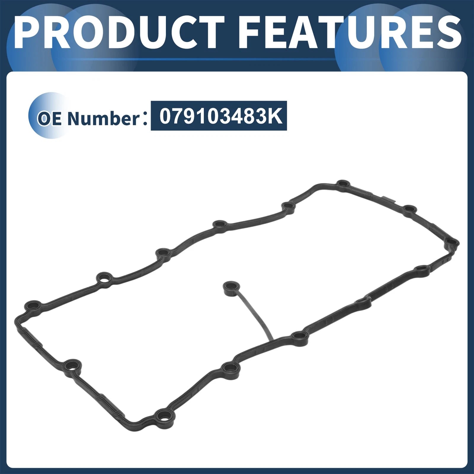 Valve Cover Gasket Set No. 079103483K for Audi A6 (2004–2006)