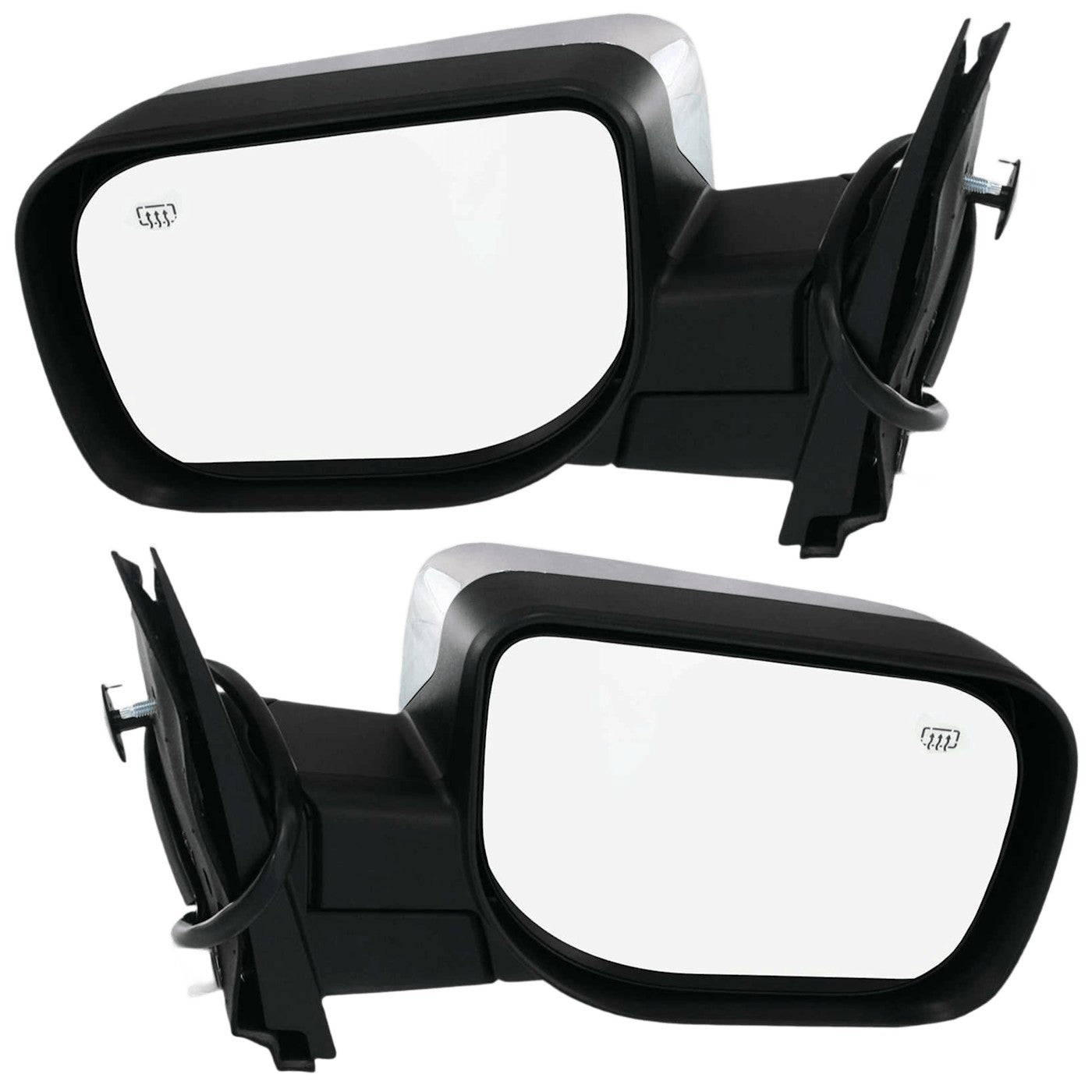 Set of 2 Heated Mirrors for Nissan Armada QX56