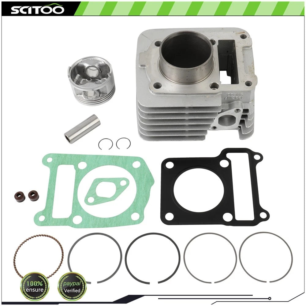 Set of 4 Cylinder Piston Rings Top End Kit for Yamaha TTR125 (2000–2005)