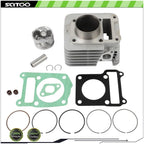 Set of 4 Cylinder Piston Rings Top End Kit for Yamaha TTR125 (2000–2005)