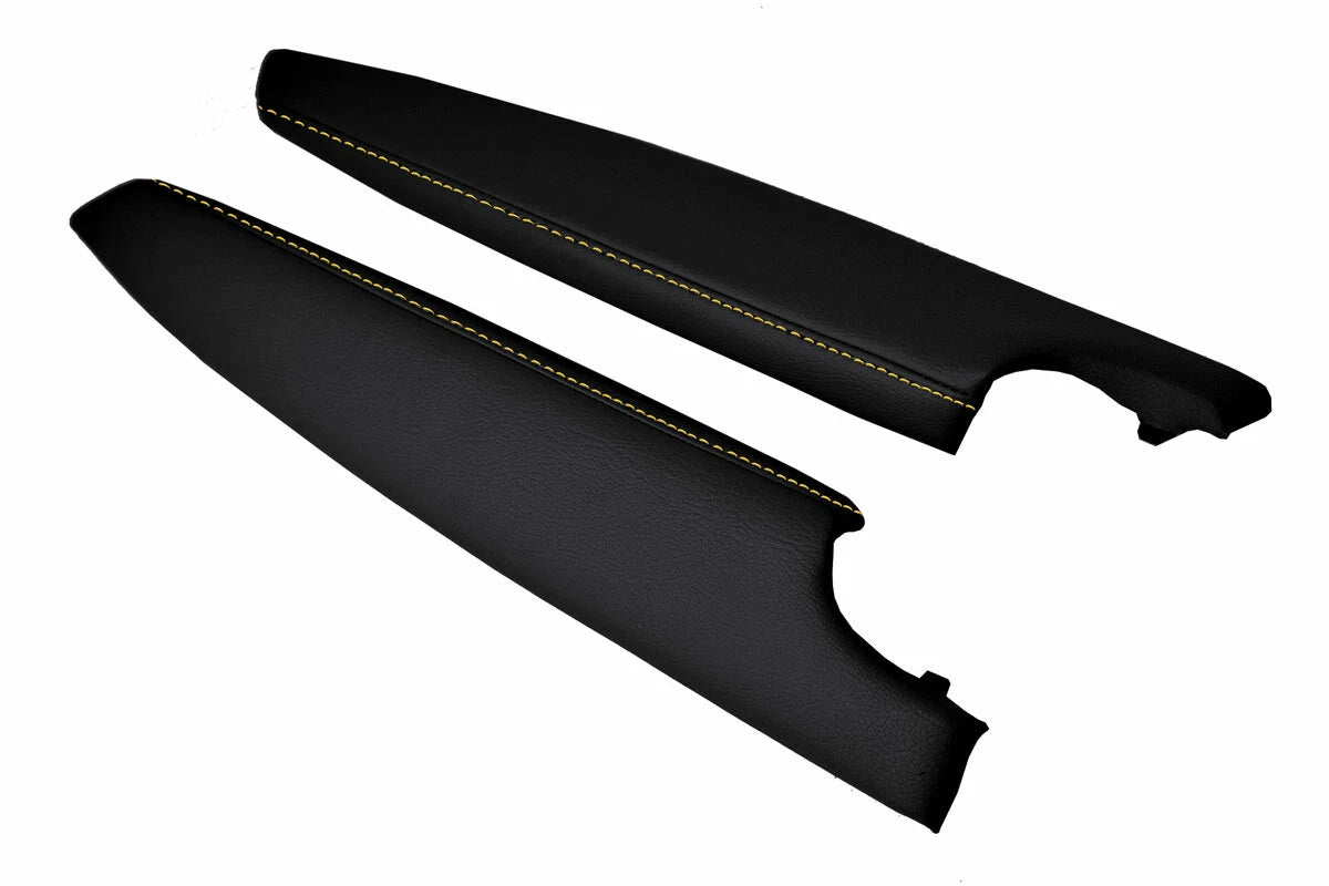 Door Armrest PVC Cover for Subaru BRZ Scion GRS Toyota GT86 (2013–2020) Yellow Stitch