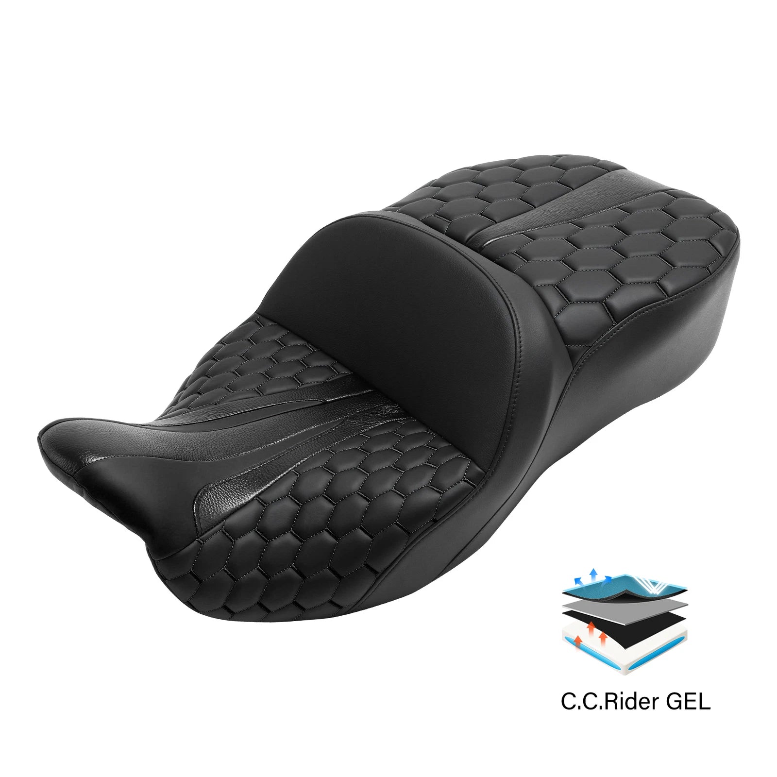 Gel Seat for Harley Touring Electra Glide (2009–2023)