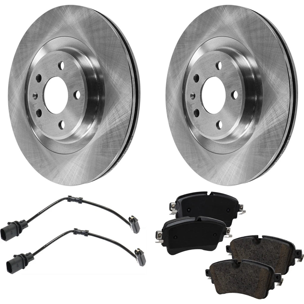 Rear Brake Disc Rotors and Pads Kit for Audi A6 Quattro (2019)
