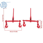 Set of 2 Ratchet Load Binders for Truck Trailer (9200 lbs)