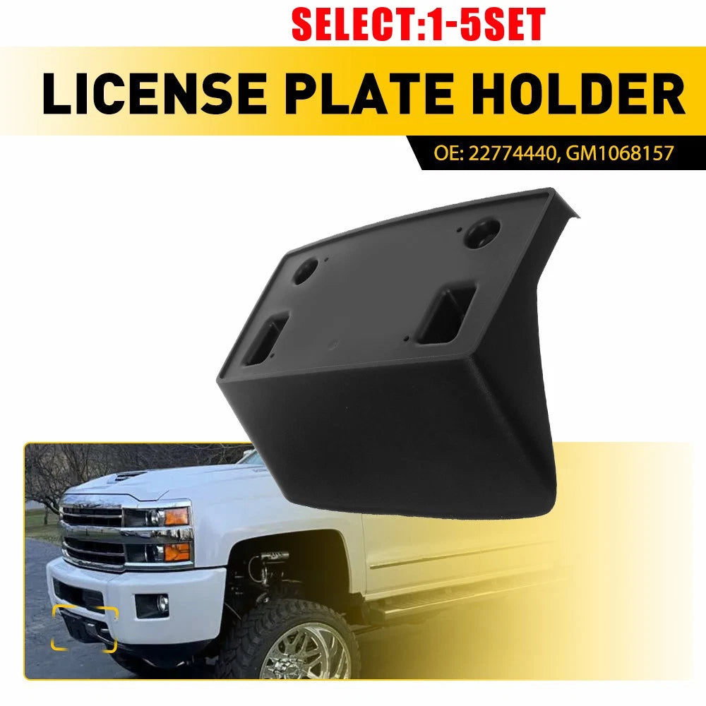 Front License Plate Bracket Holder for Chevy Silverado 2500 HD (2015–2019)
