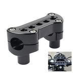 Handlebar Riser Top Clamp Black for Harley Sportster, Softail, Dyna, Road King