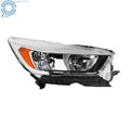 RH Headlight for Ford Escape (2017–2019) Halogen Chrome Housing