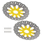 2X 11.8" Front Floating Brake Rotor Kit for Harley-Davidson Dyna (2006–2017) 299mm