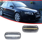 Clear Lens Front Side Marker Lights for Audi A3 A4 A6 S4 S6