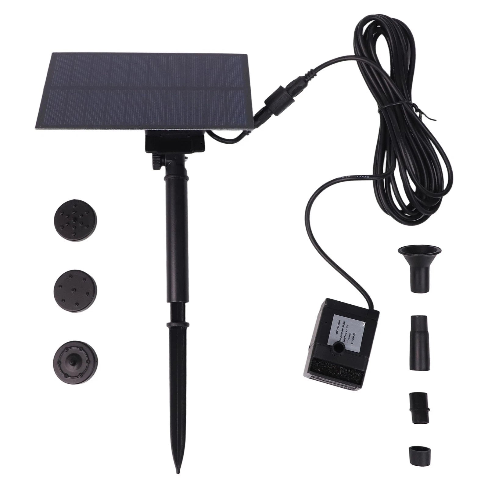 Solar Water Pump 5V 5W for Garden Fountain Decoration (No Part Numbers)