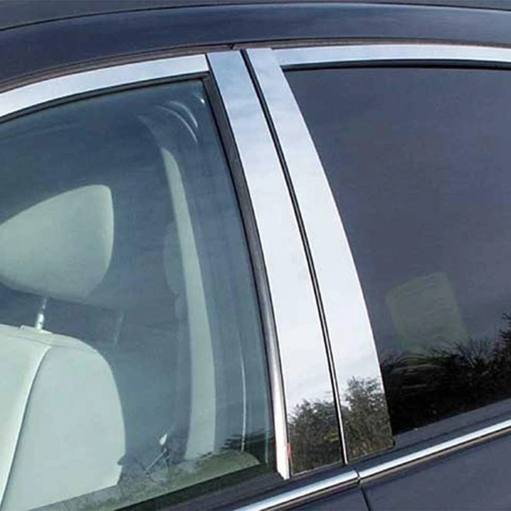 Luxury Chrome Pillar Post Trim 4pc for 2004-2008 Chrysler Pacifica