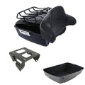 King Trunk Backrest Top Rack Solo Mount for Harley CVO Street Glide (2014–2026)