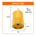 30 AMP RV Trailer Generator Adapter L14-30P to TT-30R Plug