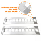 2X 60" Aluminum Hook Ramps for Car Trailer Hauler (6800 lbs)