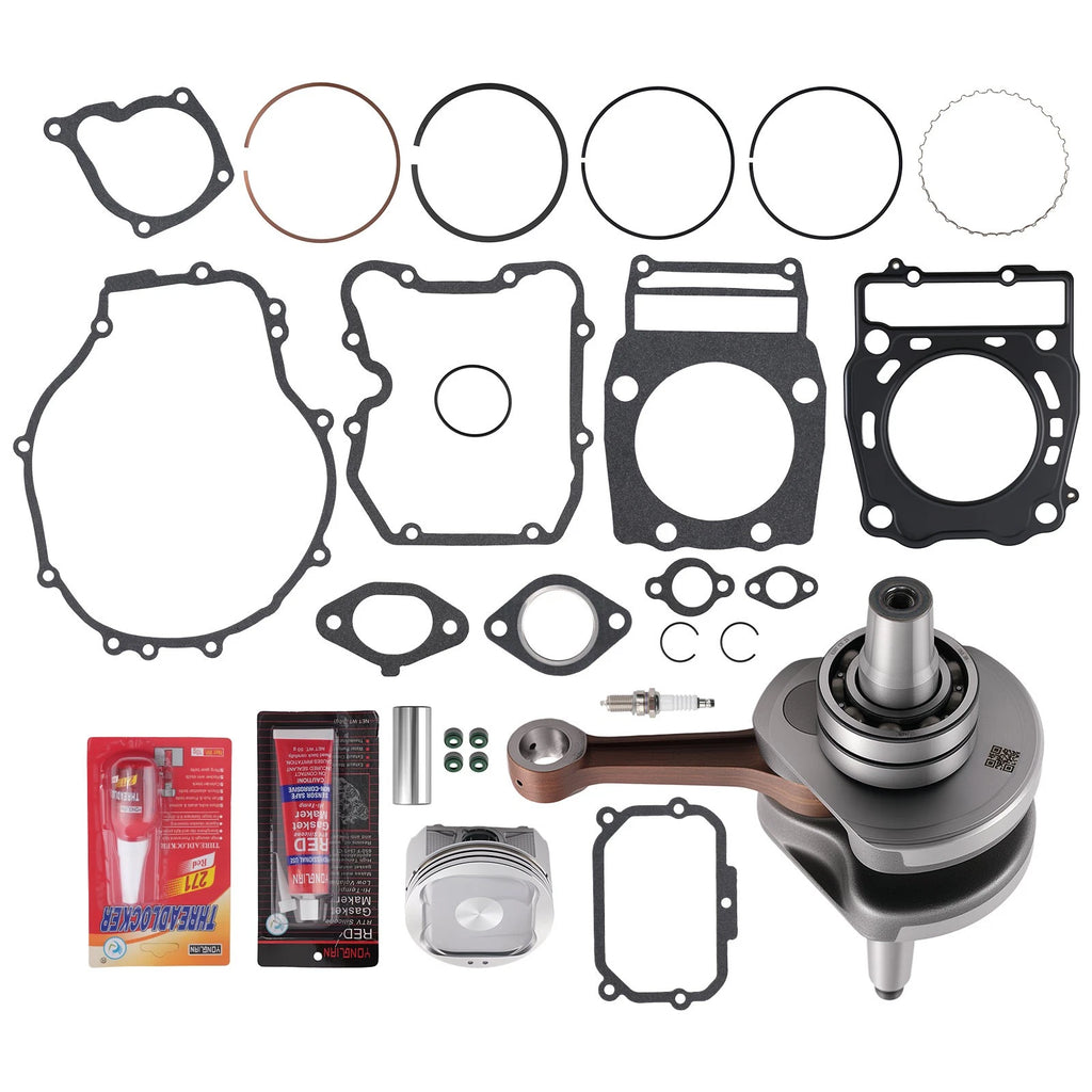 Crankshaft Gasket Piston Top End Rebuild Kit for Polaris Sportsman 500 (2012–2013)