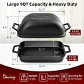 9QT Enameled Cast Iron Dutch Oven for Sourdough Baking