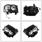 2X Headlight Assembly for Jeep Grand Cherokee (2005-2007) Clear L+R