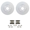 Bosch Front Quietcast Rotors & Blue Ceramic Disc Brake Pad Kit for Lexus RX300 (1999–2003)