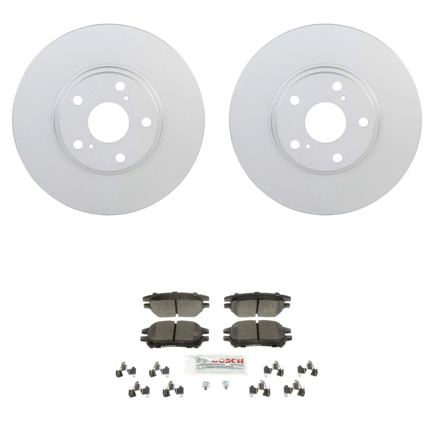 Bosch Front Quietcast Rotors & Blue Ceramic Disc Brake Pad Kit for Lexus RX300 (1999–2003)