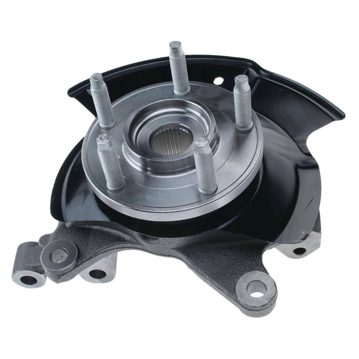 Front Left Steering Knuckle & Hub Bearing for Ford Edge (2007-2010)