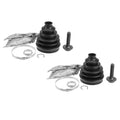 Set of 2 CV Axle Joint Boot Kits 304955 for Audi A4 A5 Q5 S4 S5 (2008–2020)