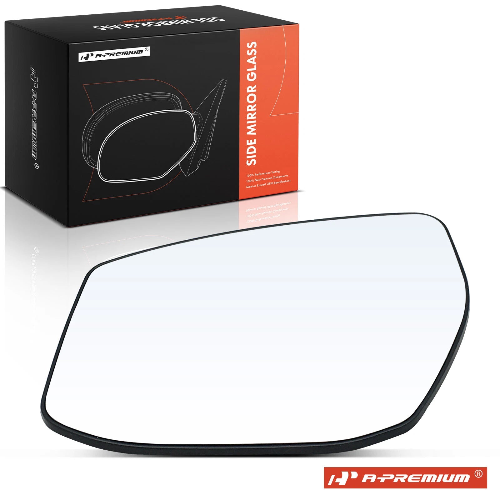 Driver Manual Mirror Glass for Nissan Altima, Sentra (2013–2019)