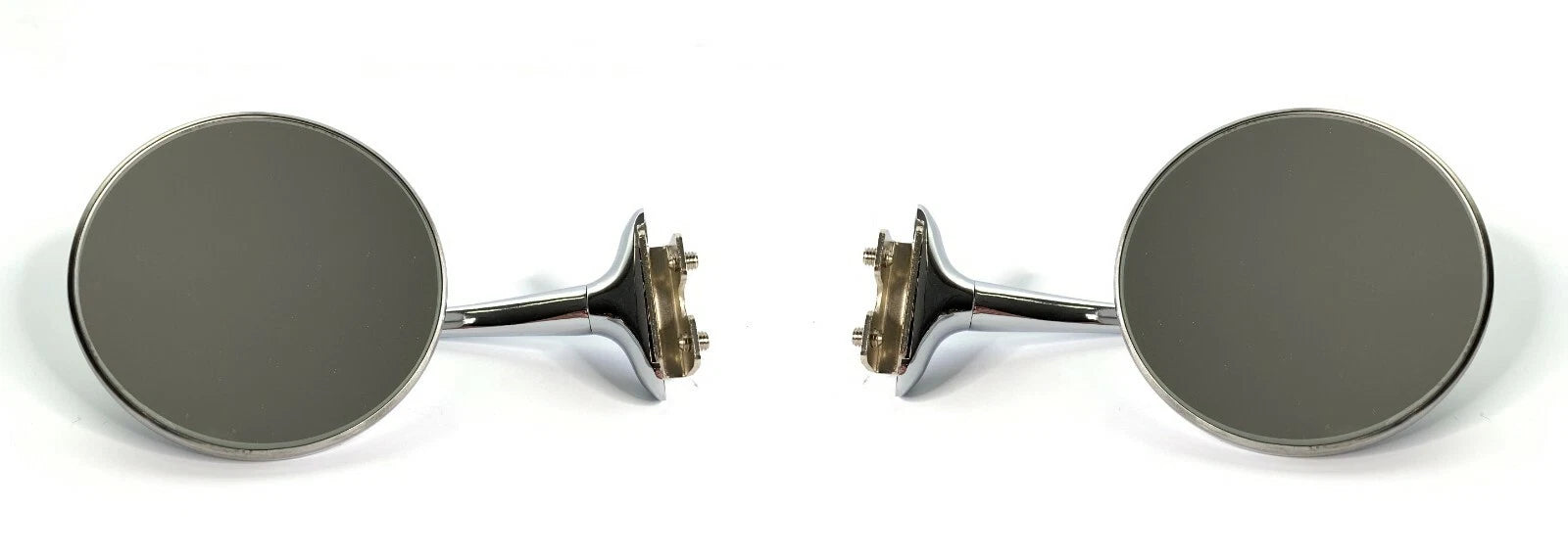 Peep Mirrors Long Arm Style Pair Replacement for Ford Dodge Chevy (Universal)