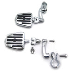 Furious Flame Arched Foot Pegs 1.25" 32mm for Honda Shadow, Harley Road King