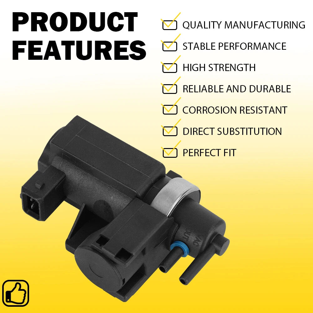 Turbocharger Boost Solenoid Valve for BMW 320i 328i 335i 428i X5 (2006–2015)