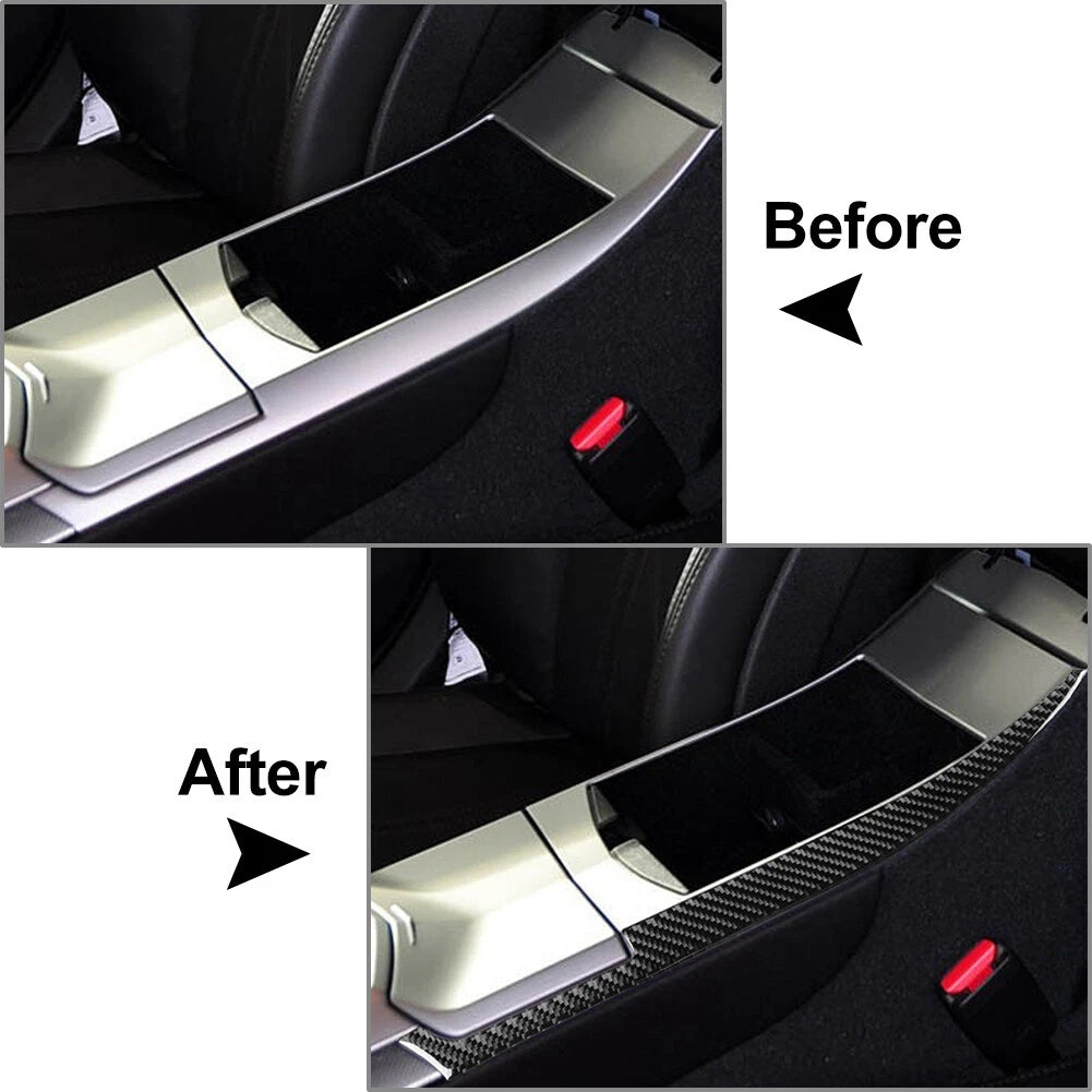 Carbon Fiber Center Console Armrest Trim for Cadillac CTS (2008–2013)