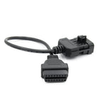 10 Pin to 16 Pin OBD2 Connector Adapter Cable for OPEL 1988-1996