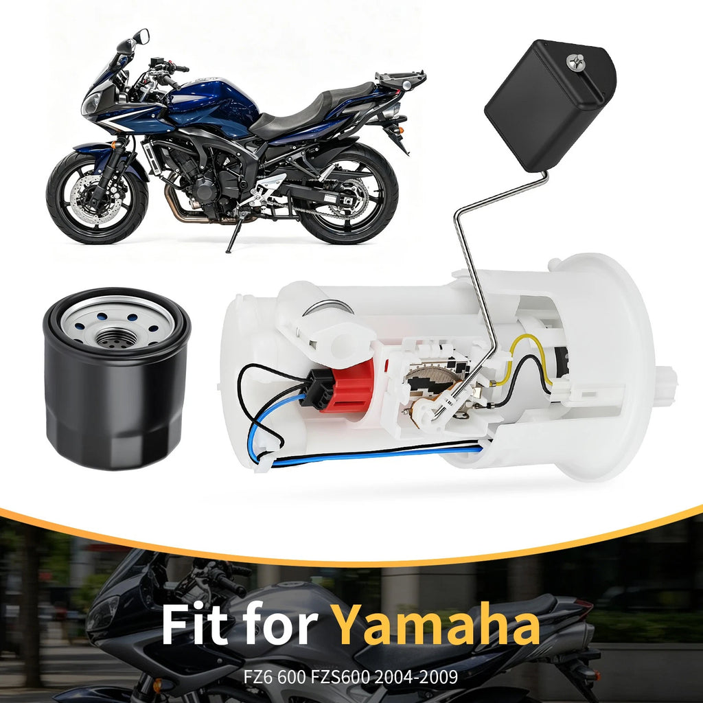 Fuel Pump Module Assembly w/ Oil Filter for Yamaha FZ6 (2004–2009)