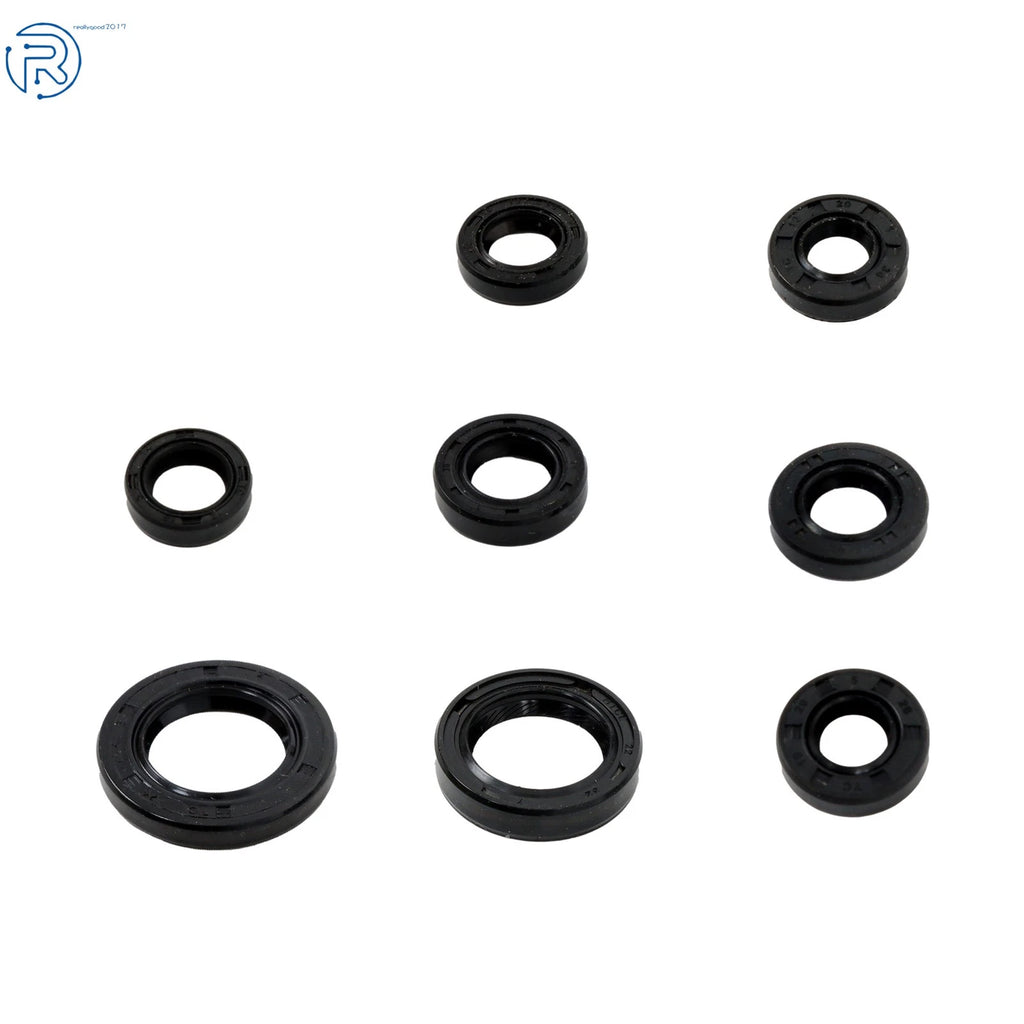 8PCS Engine Oil Seal Kit for Honda TRX350FM Rancher 4x4 (2000–2006)