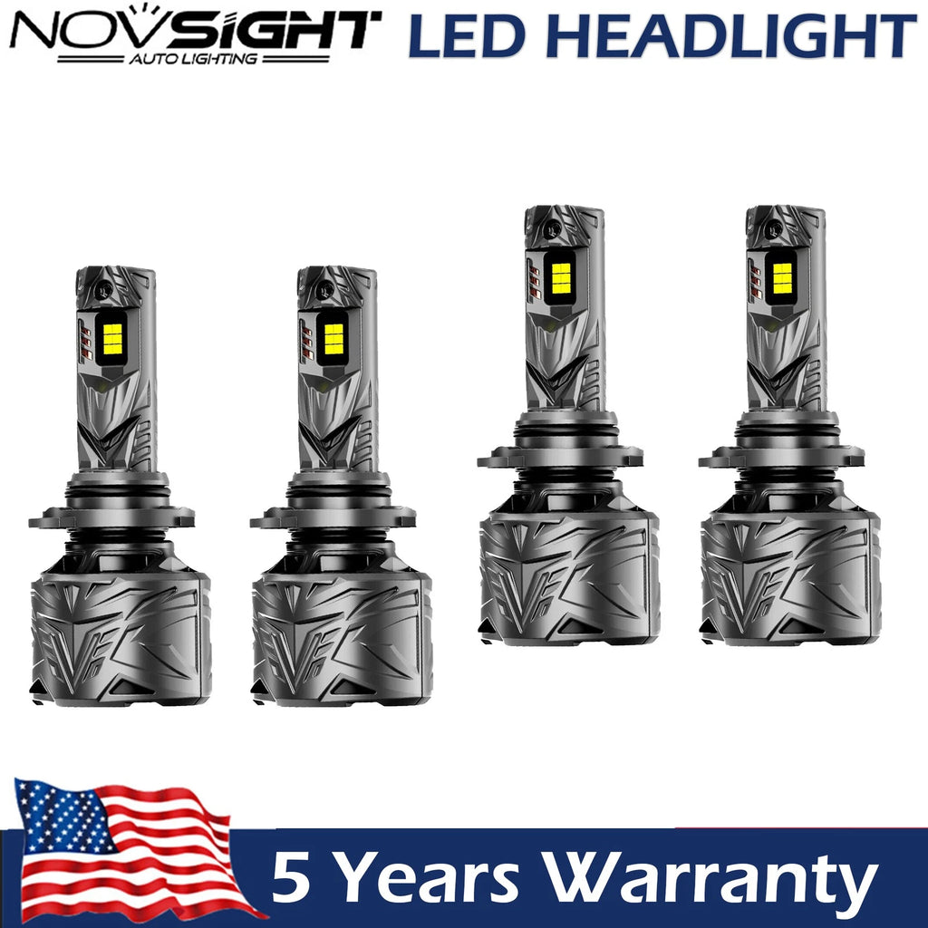 H7 H11 LED Headlight Bulbs Kit for Combo Vehicles (6500K)