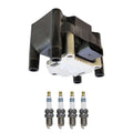 Set of 5 Ignition Coil & Iridium Spark Plug Kit for Audi A3, VW Golf, Jetta (2006–2013)