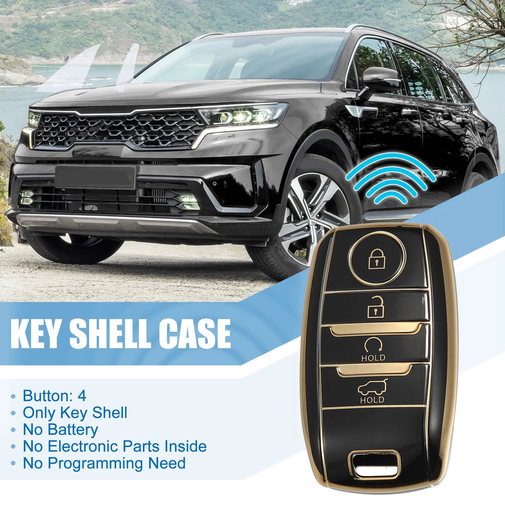 TPU Smart Key Fob Case Cover for Kia Forte Koup, Niro (2014–2020) 726215307122