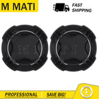 2 Rear Wheel Matte Black Rim Caps 1524066-458 for Polaris Ranger SP 570 (2022–2025)