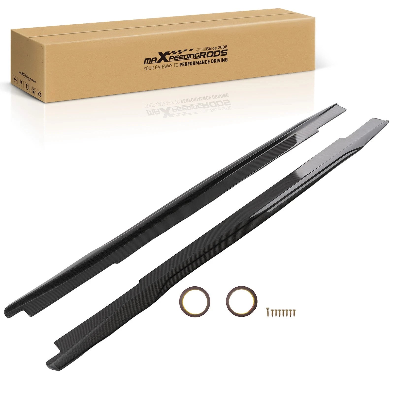 Carbon Fiber Side Skirt Kit for Cadillac CTS-V (2016–2019)