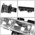 Pair of Clear Lens Front Headlights for GMC C/K Truck (1988–1998)